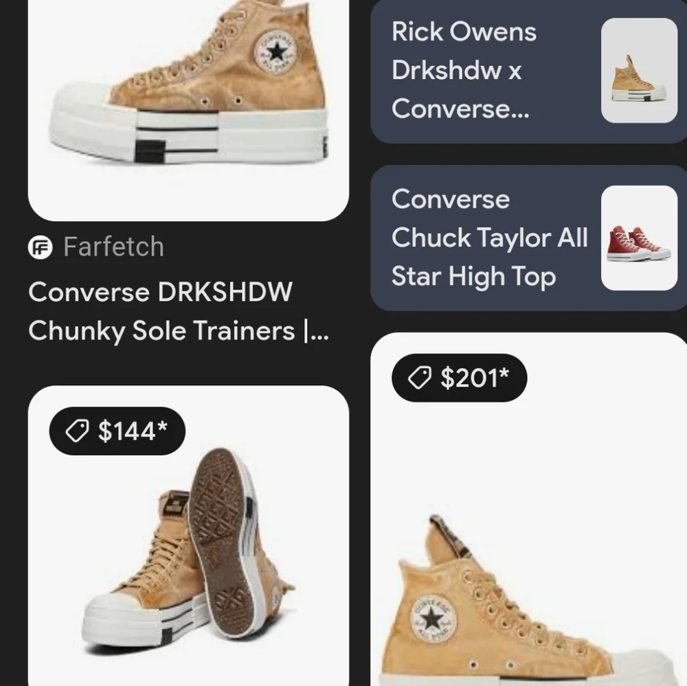 Rick Owens Converse - Picture 5 of 8